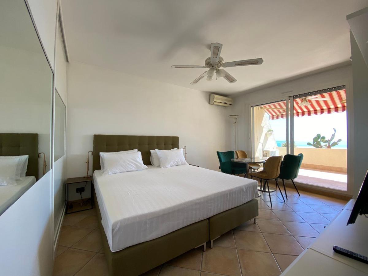 Ferienwohnung Mansfield Vue Carte Postale Terrasse Piscine Calme Port A 200M A Pied Menton Exterior foto