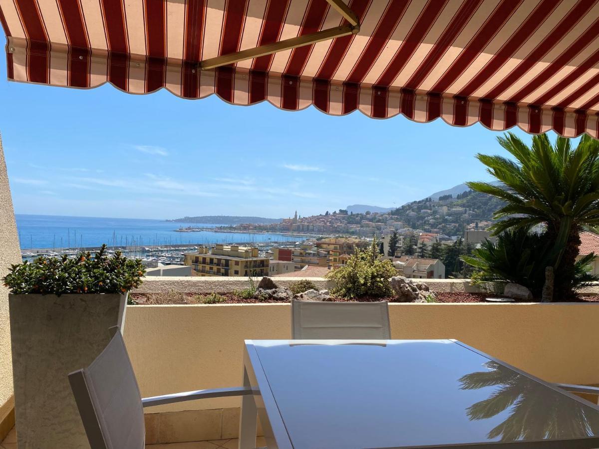 Ferienwohnung Mansfield Vue Carte Postale Terrasse Piscine Calme Port A 200M A Pied Menton Exterior foto